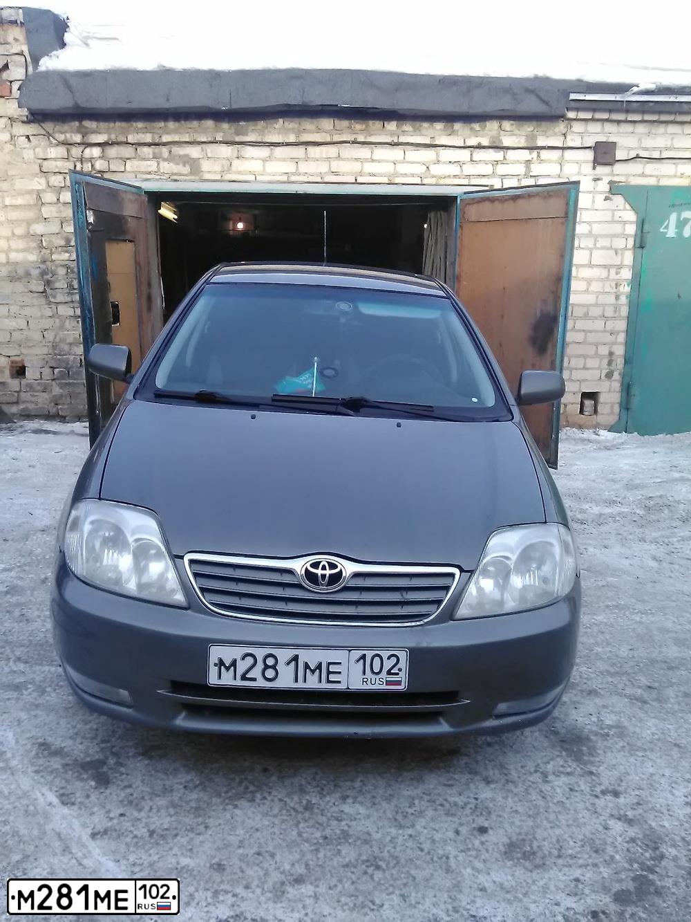 Фото автомобиля TOYOTA COROLLA, 2006 — госномер В250АН164. Цвет: СЕРЫЙ