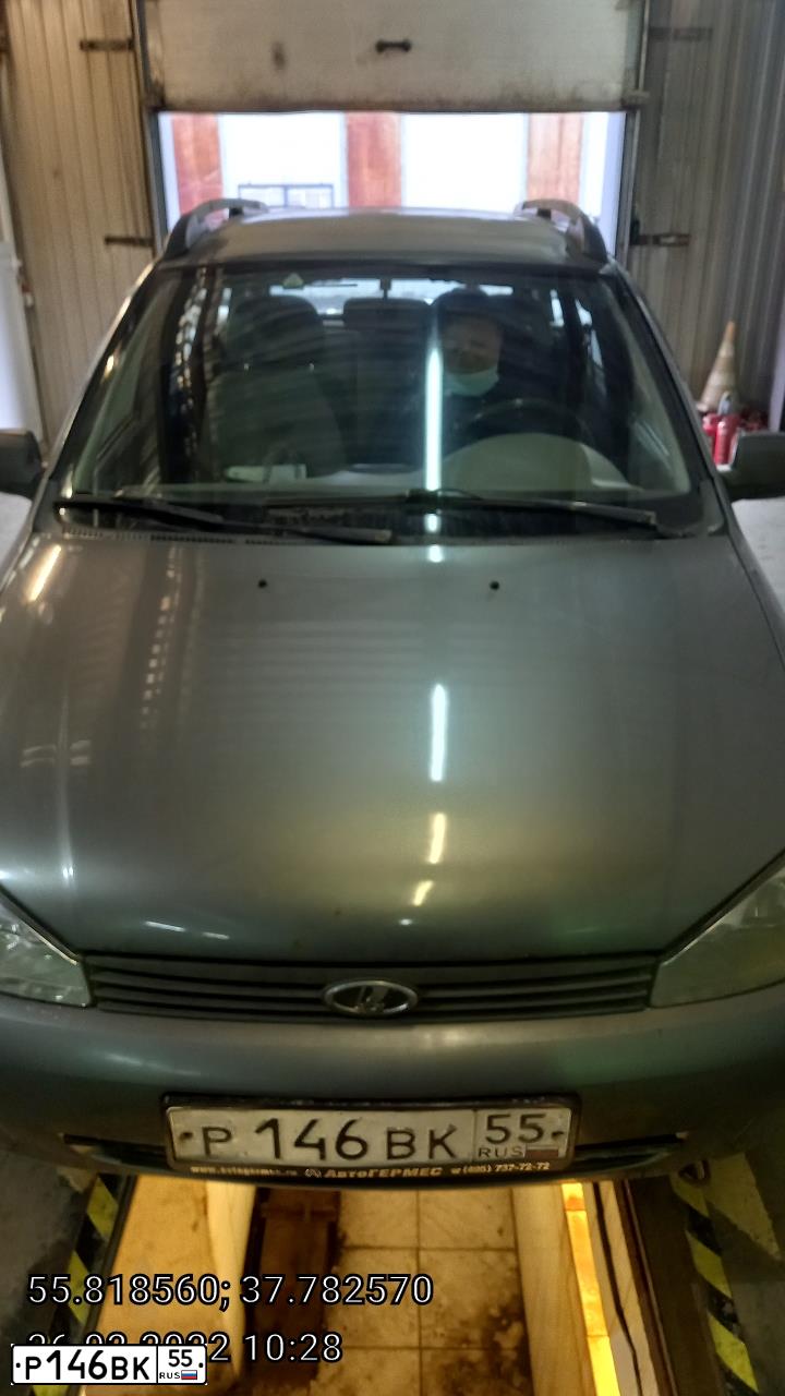 Фото автомобиля LADA 1117 KALINA, 2010 — госномер М449МУ13. Цвет: ТЕМНО-СЕРЫЙ МЕТАЛЛ