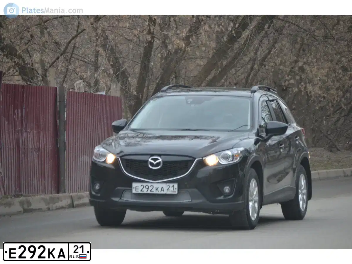 Фото автомобиля MAZDA CX-5, 2013 — госномер К096СС716. Цвет: ЧЕРНЫЙ