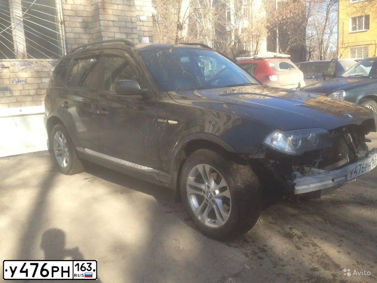 Фото автомобиля BMW X3, 2008 — госномер С713КН39. Цвет: ЧЕРНЫЙ