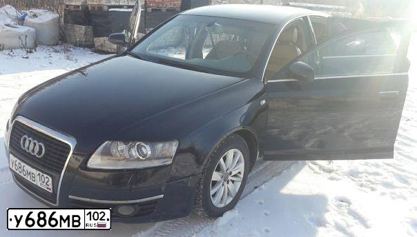Фото автомобиля AUDI A6, 2005 — госномер Т784АУ159. Цвет: Темно-синий