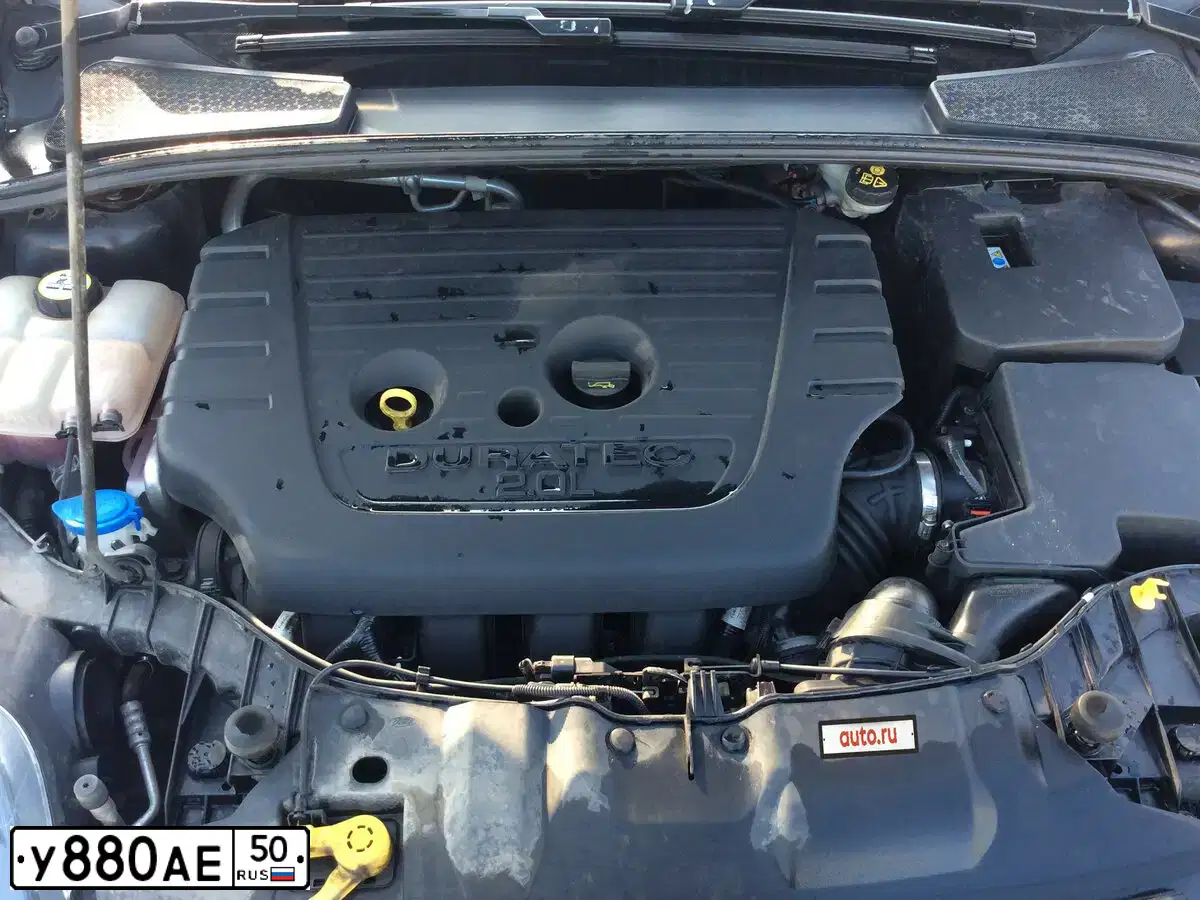 Фото автомобиля FORD FOCUS, 2012 — госномер У880АЕ50. Цвет: ЧЕРНЫЙ