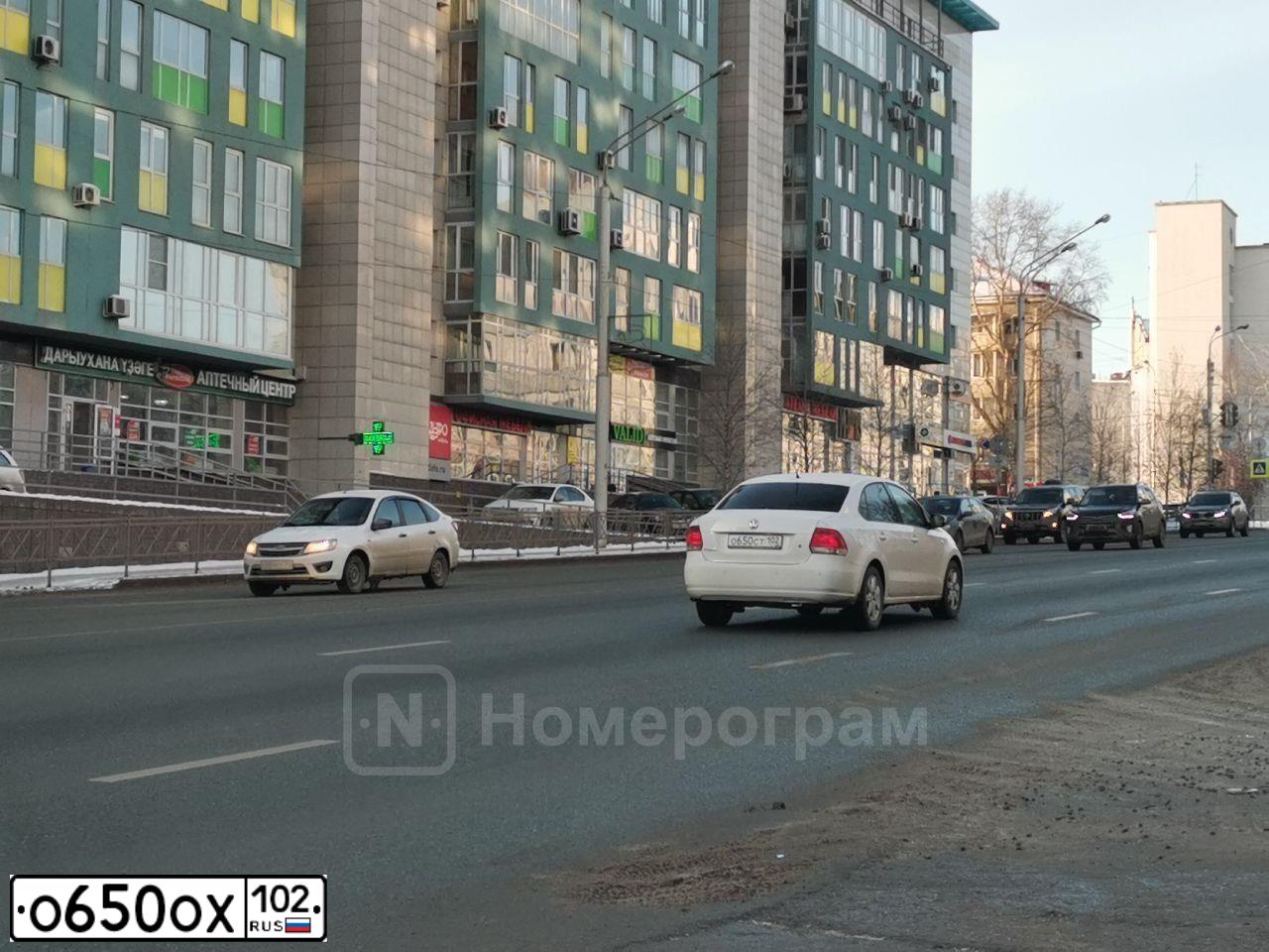 Фото автомобиля LADA 2190 GRANTA, 2013 — госномер О650ОХ102. Цвет: СЕРЕБРИСТЫЙ