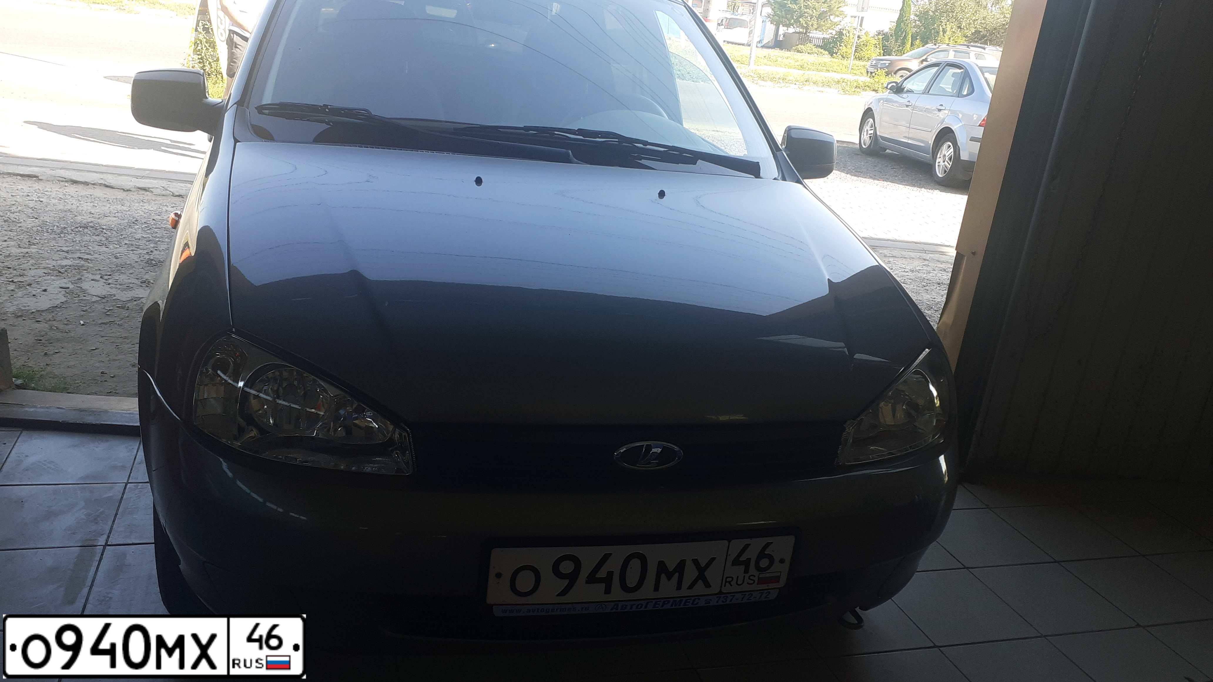 Фото автомобиля LADA 1118 KALINA, 2010 — госномер О940МХ46. Цвет: ТЕМНО-СЕРЫЙ МЕТАЛЛИК