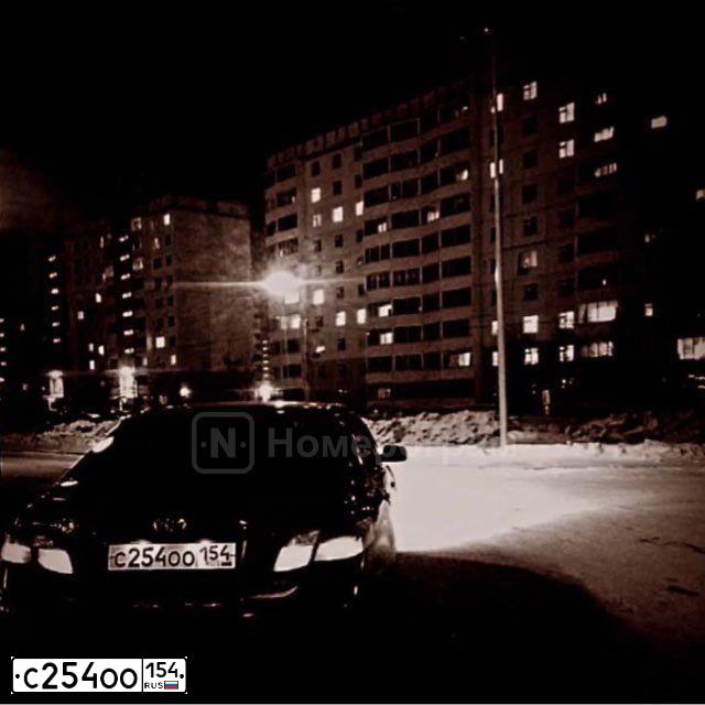Фото автомобиля TOYOTA CAMRY, 2008 — госномер С254ОО154. Цвет: ЧЕРНЫЙ