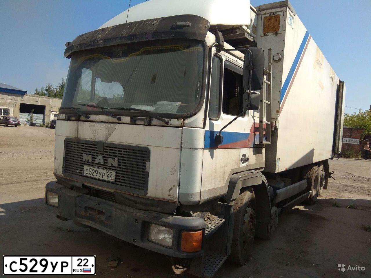 Фото автомобиля MAN UNSPECIFIED, 1992 — госномер С529РУ22. Цвет: Белый