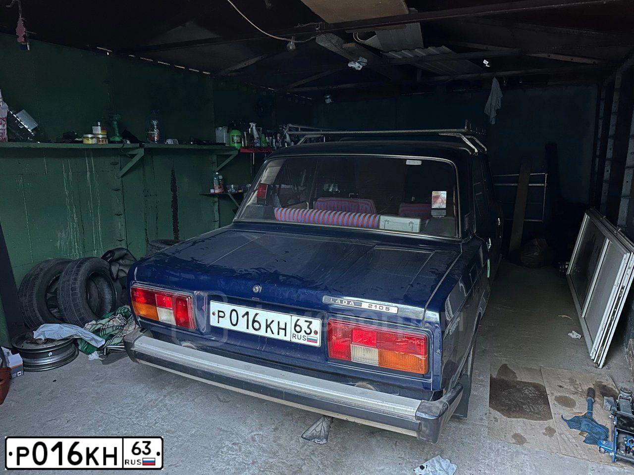 Фото автомобиля LADA 2105, 1987 — госномер С438АЕ68. Цвет: синий
