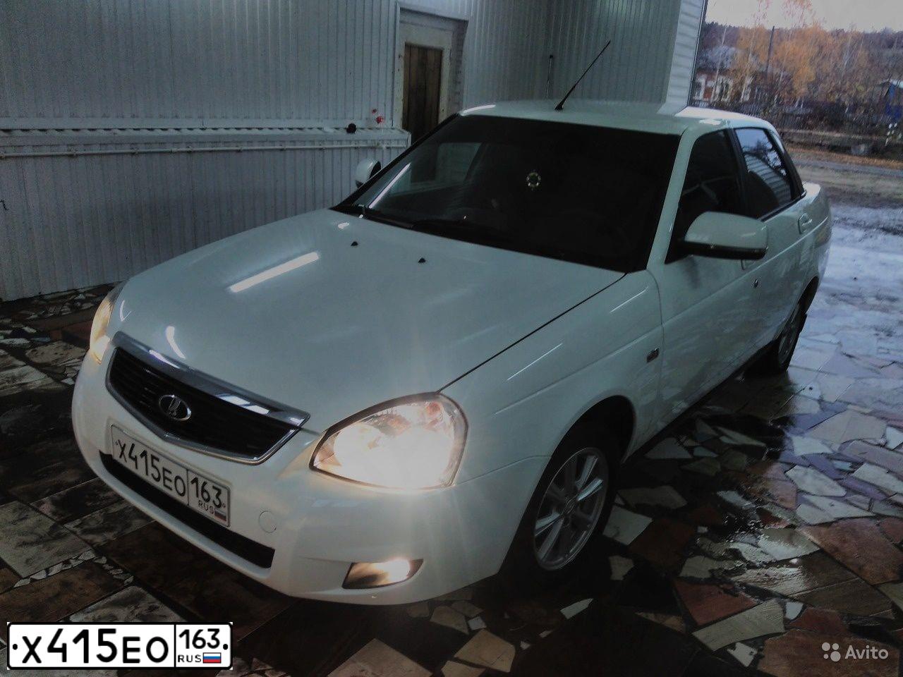 Фото автомобиля LADA PRIORA, 2013 — госномер К259НО95. Цвет: Белый
