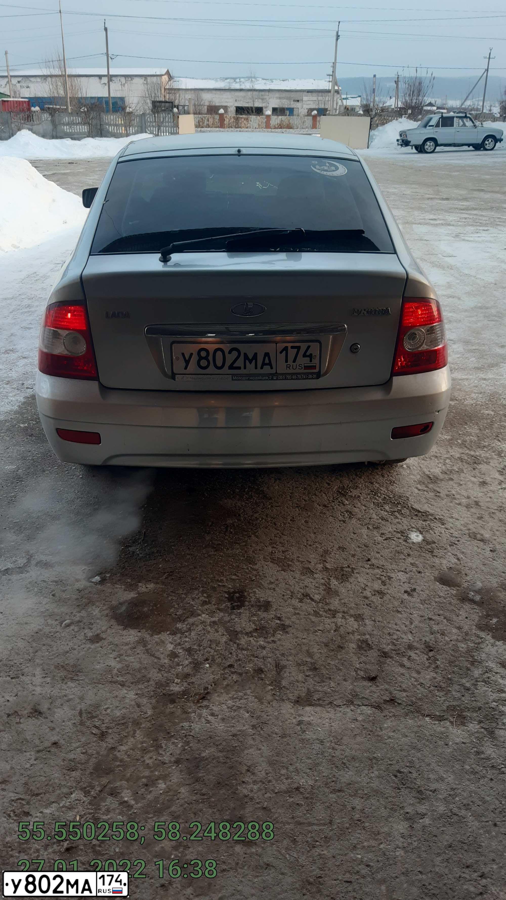 Фото автомобиля LADA PRIORA, 2011 — госномер В845НС702