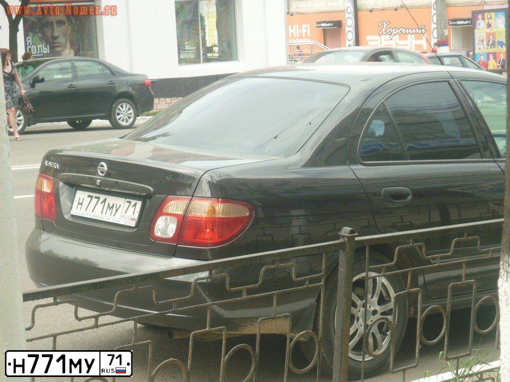 Фото автомобиля NISSAN ALMERA, 2006 — госномер С373СХ71. Цвет: ЧЕРНЫЙ