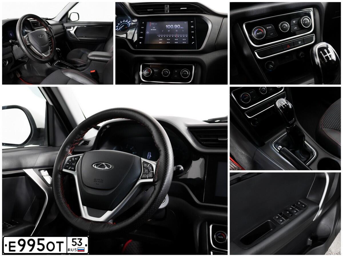 Фото автомобиля CHERY T21, 2018 — госномер Е022РК53. Цвет: Белый
