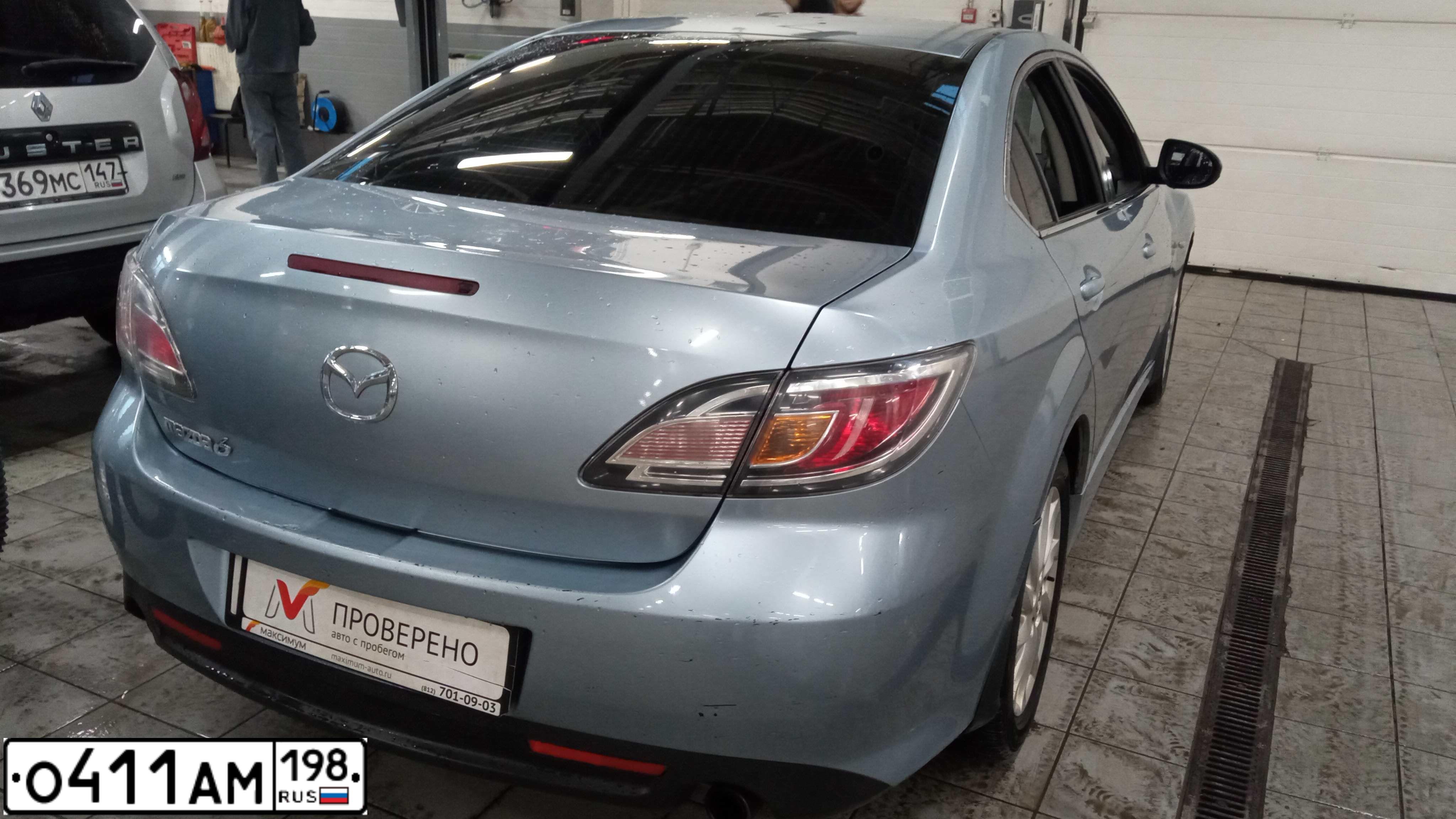 Фото автомобиля MAZDA 6, 2011 — госномер О039СУ18. Цвет: СЕРЕБРИСТЫЙ