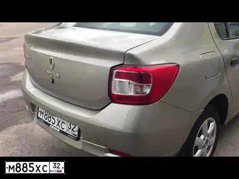 Фото автомобиля RENAULT T LOGAN, 2014 — госномер М885ХС32. Цвет: БЕЖЕВЫЙ