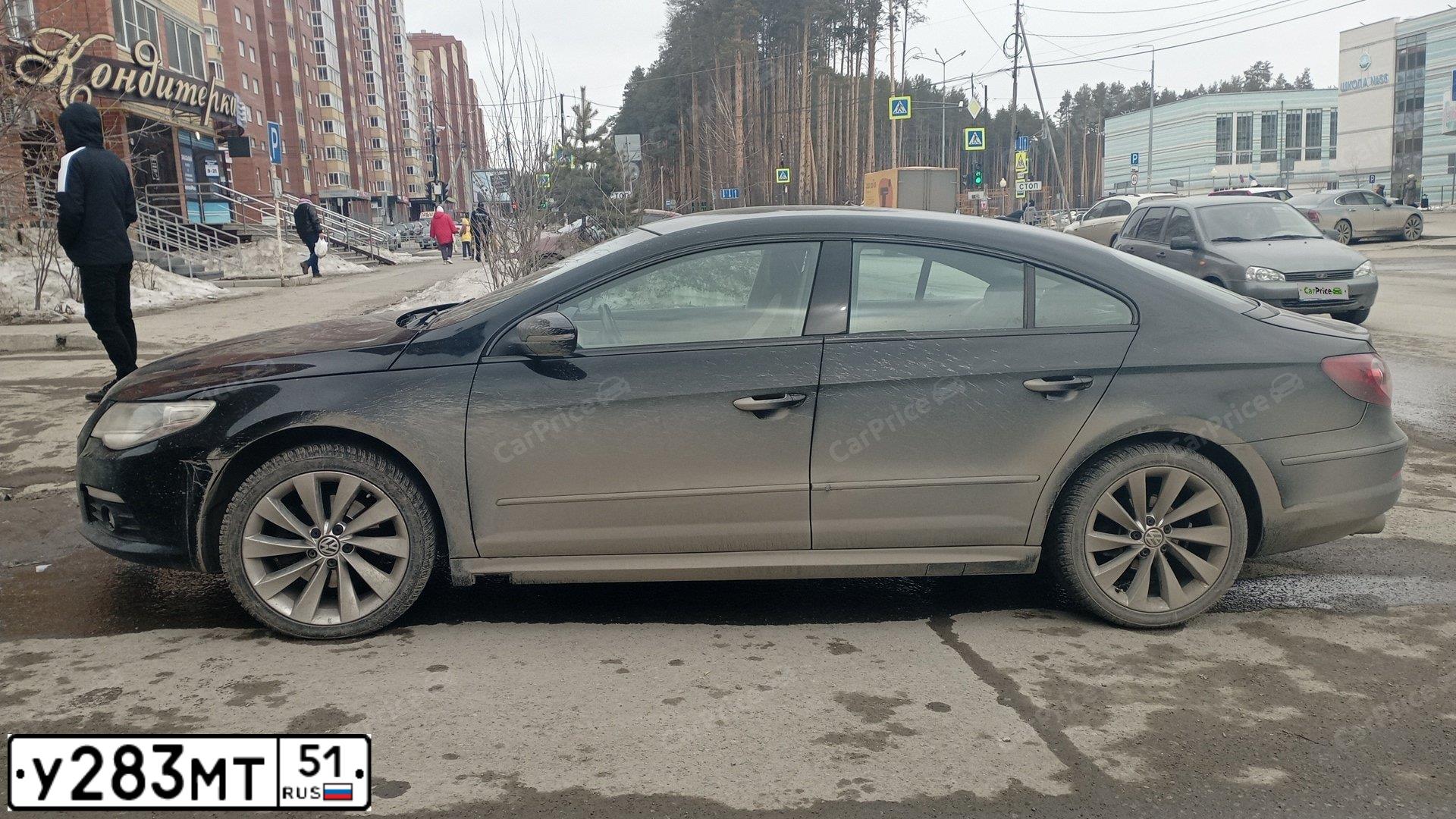 Фото автомобиля VOLKSWAGEN CC, 2010 — госномер Н306ХН196. Цвет: ЧЕРНЫЙ