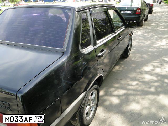 Фото автомобиля VAZ 2109 SAMARA, 1997 — госномер М033АР178. Цвет: ЧЕРНЫЙ