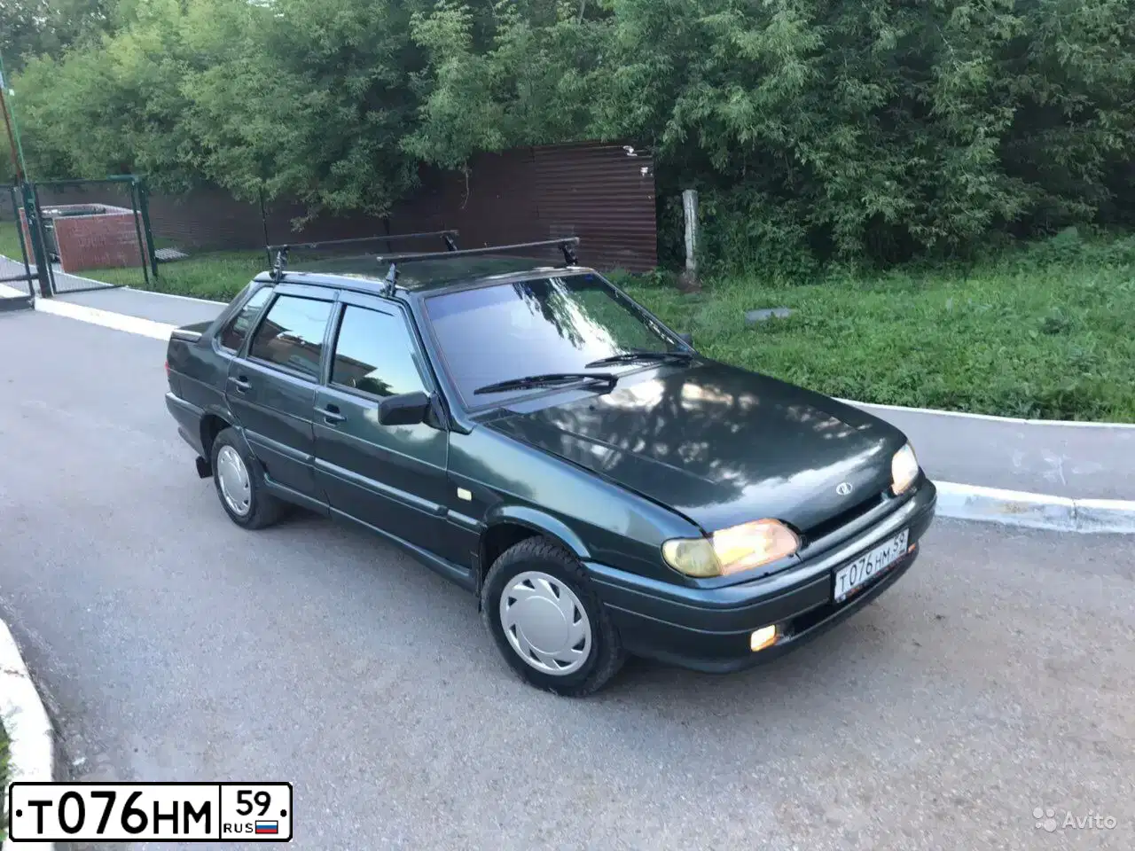 Фото автомобиля LADA 2115 SAMARA, 2006 — госномер Т076НМ59. Цвет: СЕРО-СИНЕ-ЗЕЛЕНЫЙ
