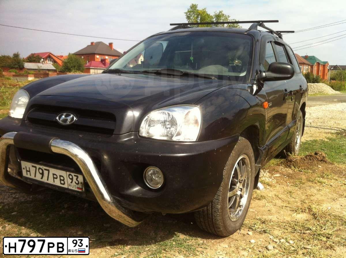 Фото автомобиля TAGAZ SANTA FE CLASSIC, 2008 — госномер Н797РВ93. Цвет: ЧЕРНЫЙ