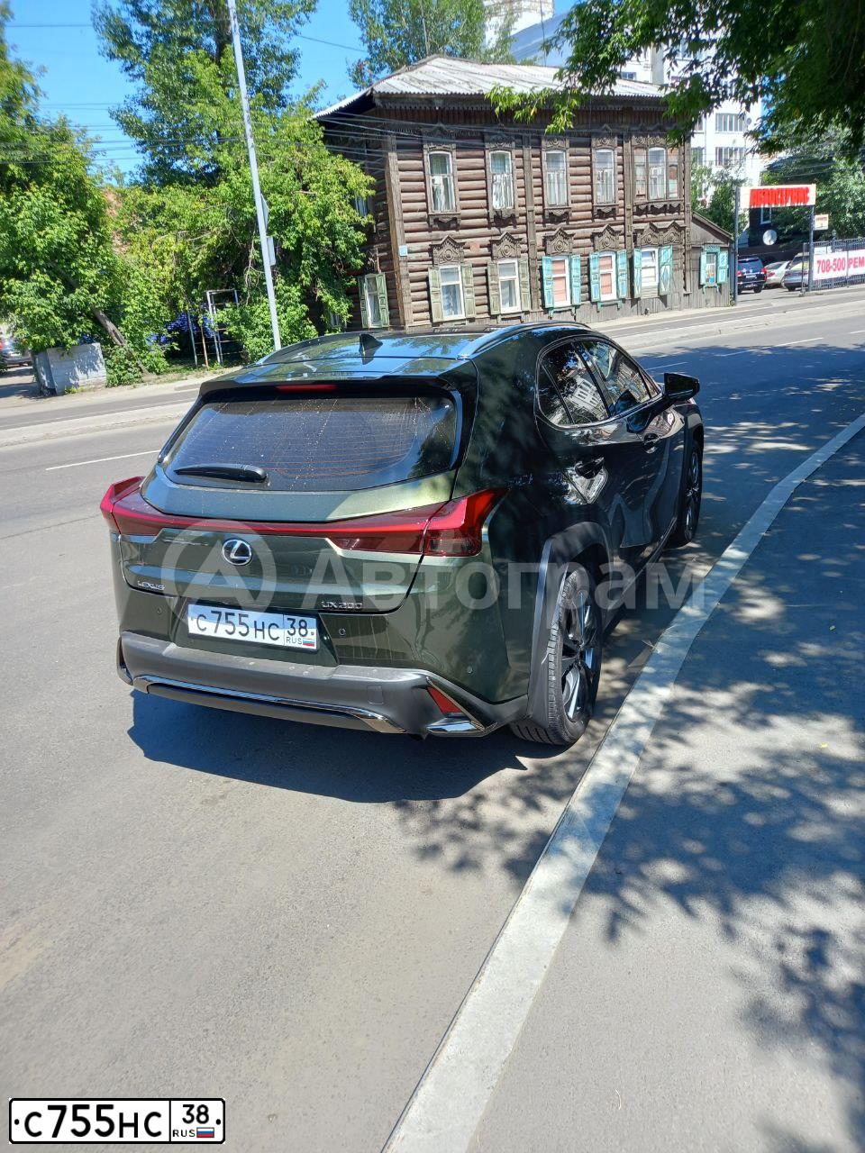 Фото автомобиля TOYOTA AVENSIS, 2009 — госномер С755НС38. Цвет: Серый