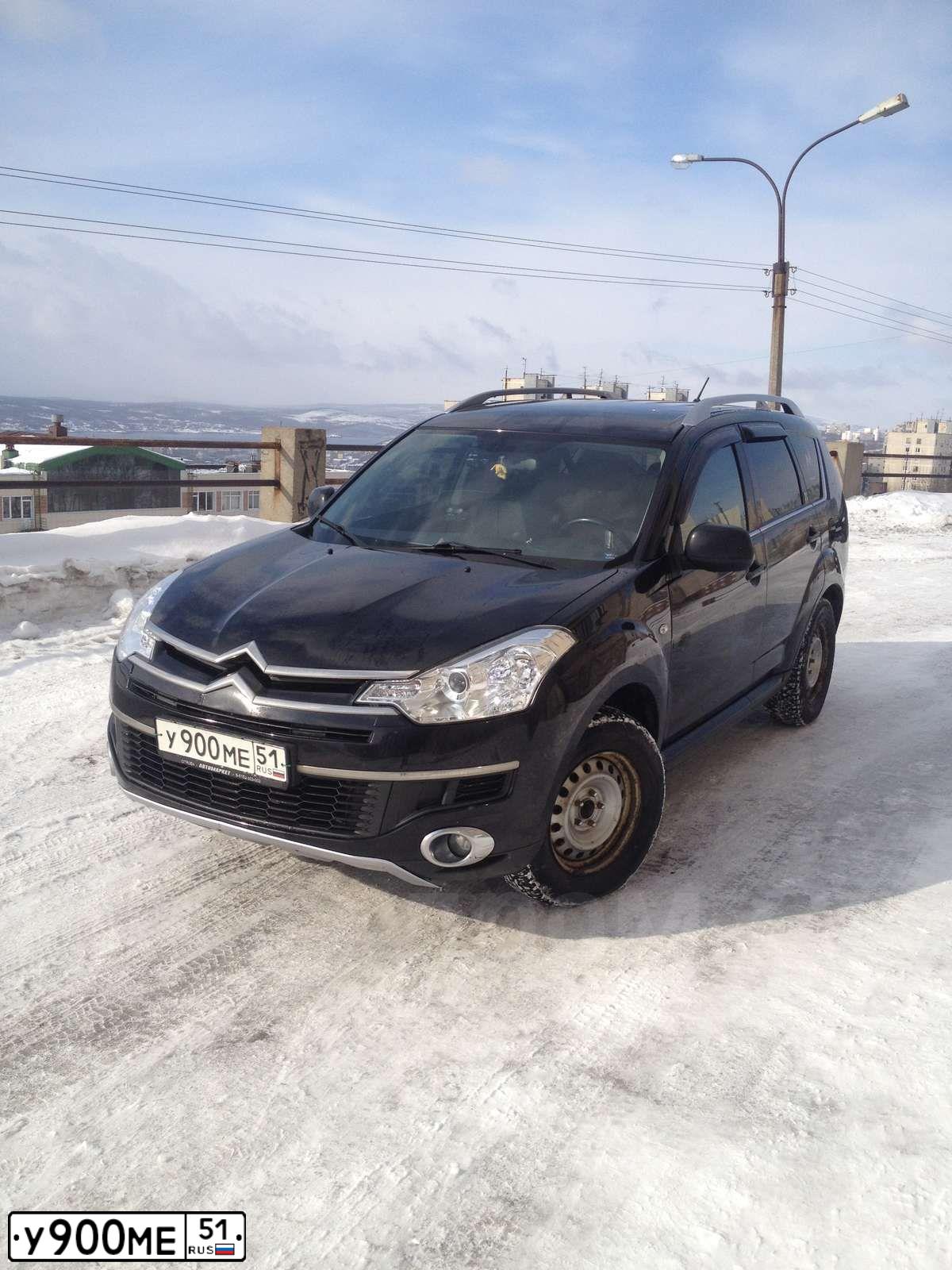 Фото автомобиля CITROEN C-CROSSER, 2012 — госномер В829КО716. Цвет: ЧЕРНЫЙ