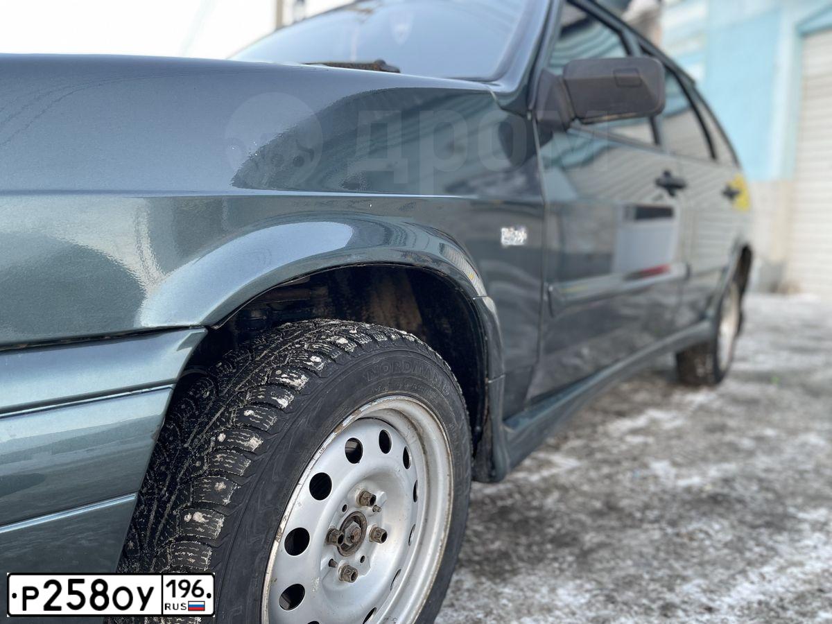 Фото автомобиля LADA 2114 SAMARA, 2012 — госномер Р815ОХ196. Цвет: СЕРО-ЗЕЛЕНЫЙ