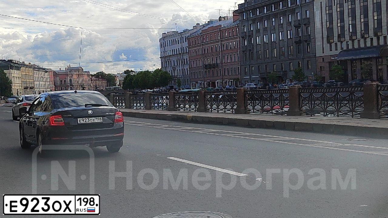 Фото автомобиля SKODA OCTAVIA, 2013 — госномер О345МР178. Цвет: ЧЕРНЫЙ