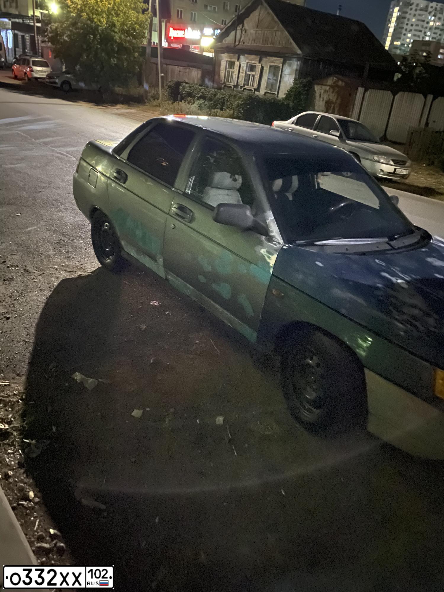 Фото автомобиля LADA 2110 LADA, 2007 — госномер К848ЕЕ116. Цвет: СРЕДНИЙ СЕРО-ЗЕЛЕНЫЙ МЕТ