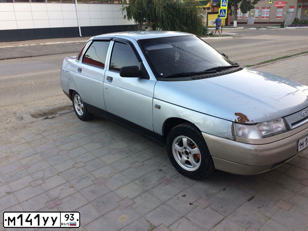 Фото автомобиля LADA 2110 LADA, 2002 — госномер М141УУ93. Цвет: СЕРЕБРИСТО ГОЛУБОЙ