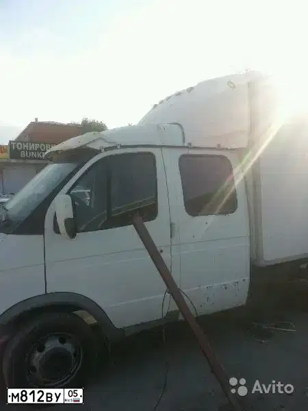 Фото автомобиля GAZ 3302 EL, 2006 — госномер М812ВУ05. Цвет: Белый