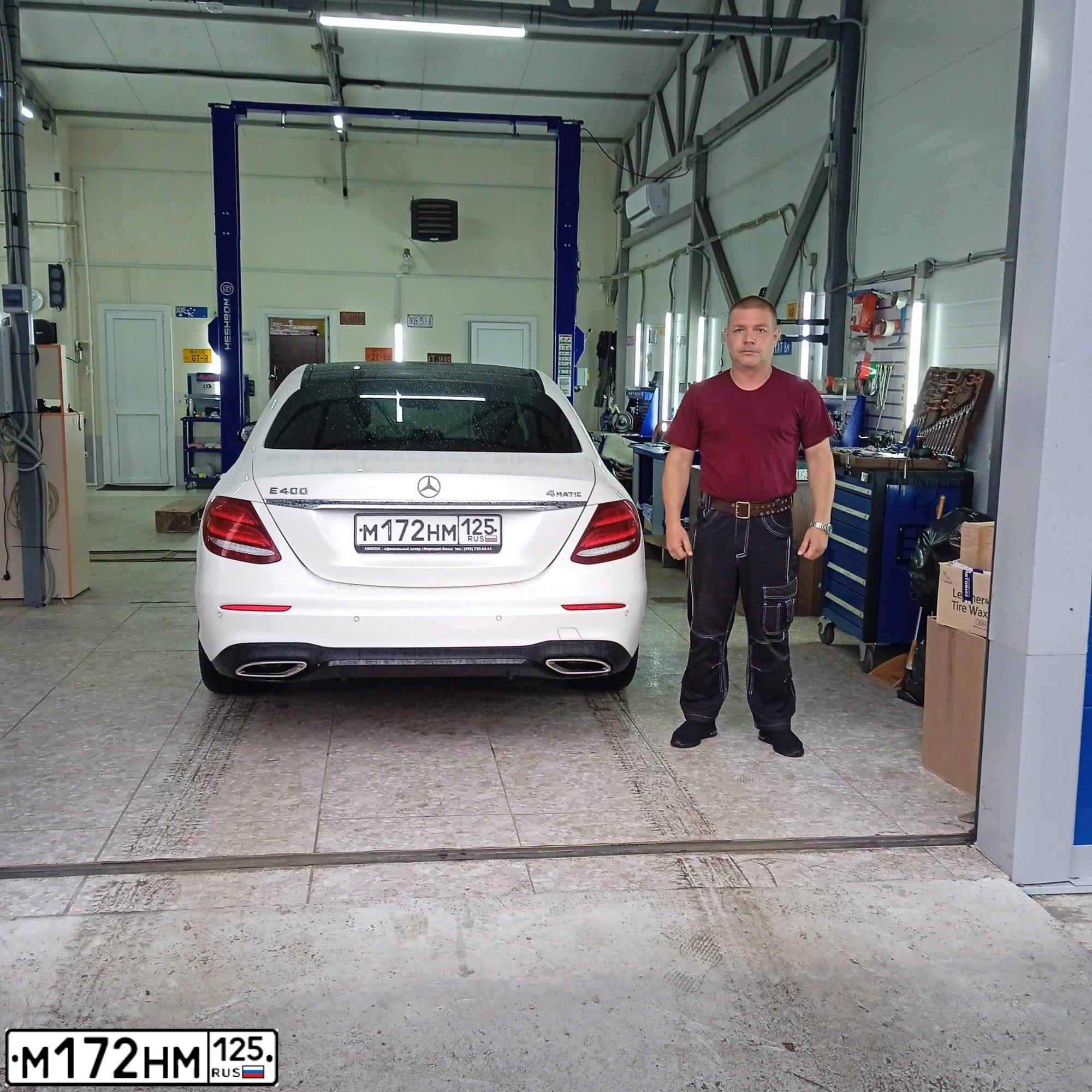 Фото автомобиля MERCEDES E-KLASSE, 2017 — госномер Н511РН797. Цвет: Белый