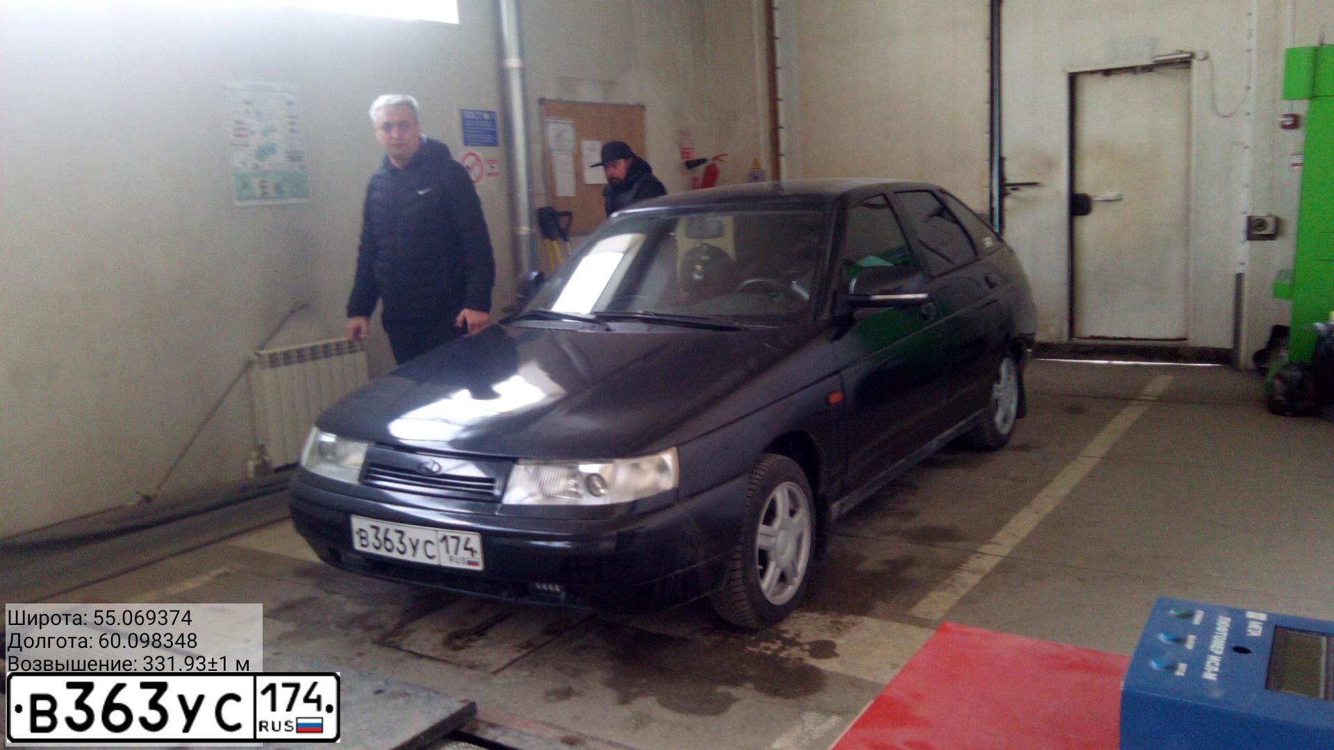 Фото автомобиля LADA 2112 LADA, 2007 — госномер В363УС174. Цвет: ЧЕРНЫЙ
