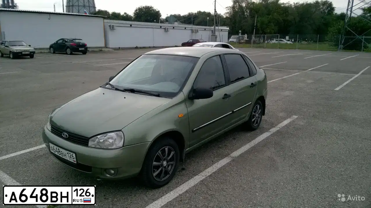 Фото автомобиля LADA 1118 KALINA, 2008 — госномер А648ВН126. Цвет: СВЕТЛО-ЗЕЛЕНЫЙ