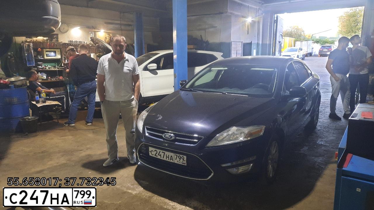 Фото автомобиля FORD MONDEO, 2011 — госномер О341ВТ977. Цвет: ЧЕРНЫЙ