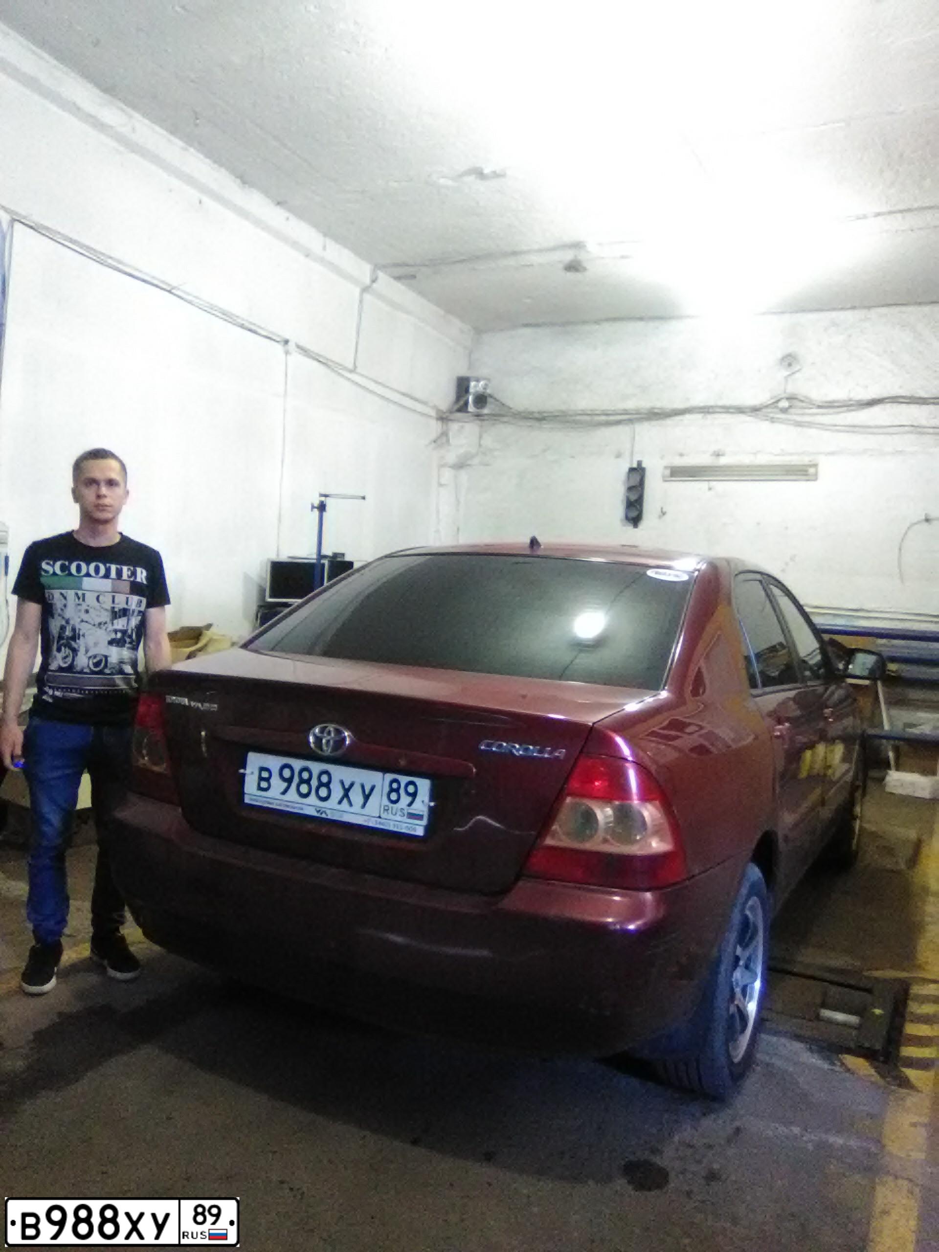 Фото автомобиля TOYOTA COROLLA, 2006 — госномер А553МХ45