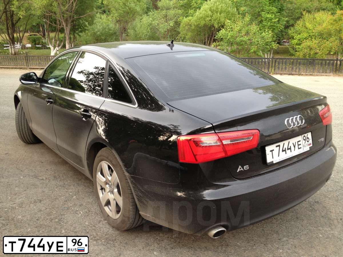 Фото автомобиля AUDI A6, 2011 — госномер Т744УЕ96. Цвет: ЧЕРНЫЙ