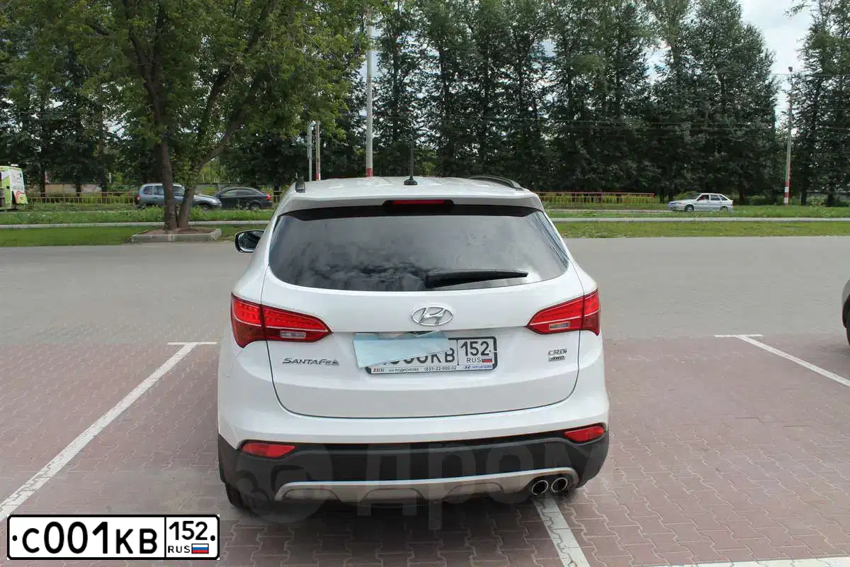 Фото автомобиля HYUNDAI TUCSON, 2016 — госномер О101ВУ152. Цвет: Белый