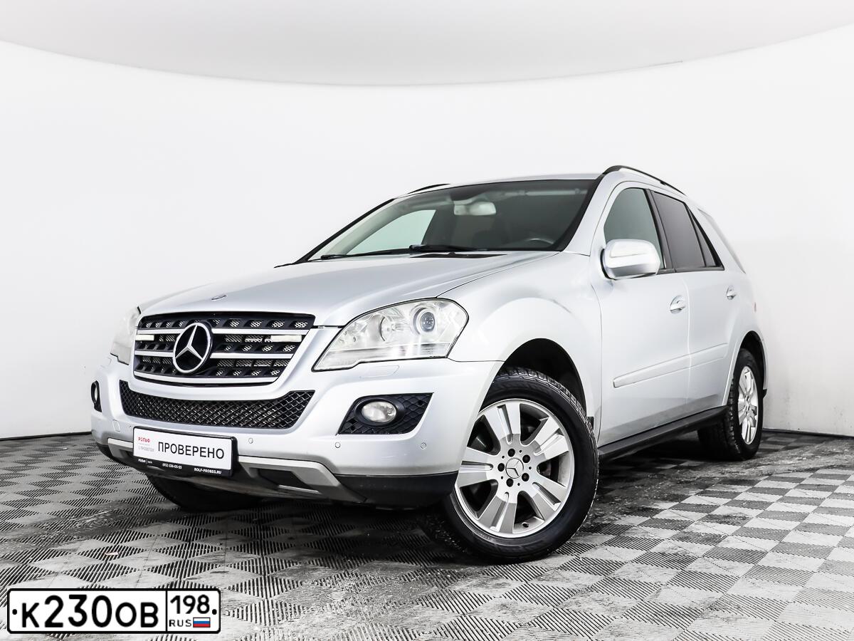Фото автомобиля MERCEDES M-KLASSE, 2009 — госномер У602АК550. Цвет: Серебристый