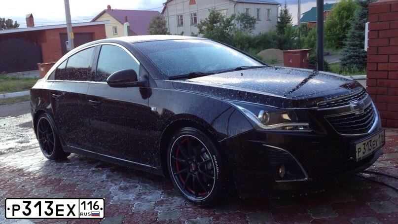 Фото автомобиля CHEVROLET CRUZE, 2013 — госномер Х006СО116. Цвет: КОРИЧНЕВЫЙ МЕТАЛЛИК