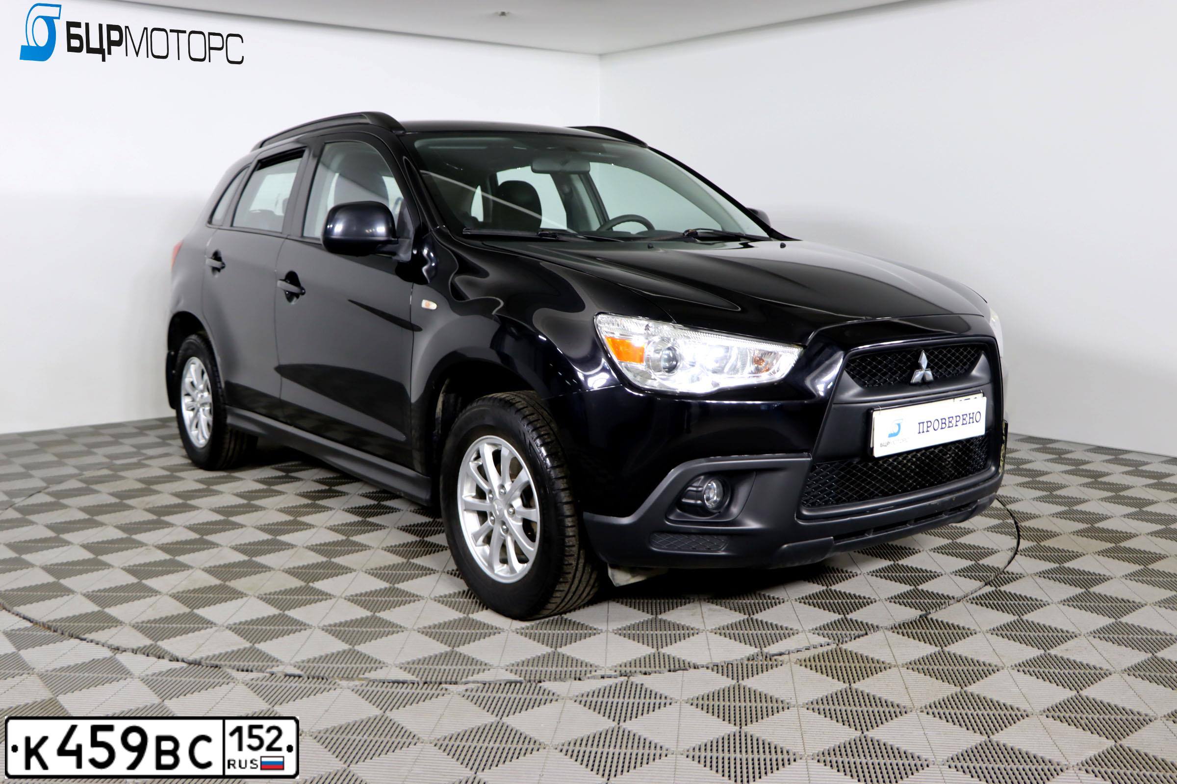 Фото автомобиля MITSUBISHI ASX, 2012 — госномер К459ВС152. Цвет: ЧЕРНЫЙ