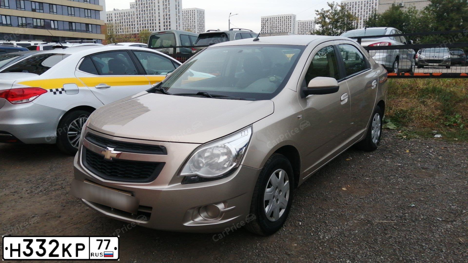 Фото автомобиля CHEVROLET COBALT, 2013 — госномер Т059КО761. Цвет: ПЕСОЧНЫЙ