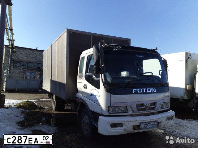 Фото автомобиля FOTON AUMAN, 2007 — госномер С287ЕА102. Цвет: Белый