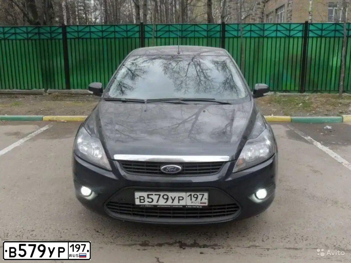Фото автомобиля FORD FOCUS, 2008 — госномер В579УР197. Цвет: СЕРЫЙ ТЕМНЫЙ