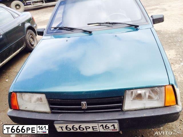 Фото автомобиля LADA 2109 SAMARA, 2000 — госномер Т666РЕ161. Цвет: СЕРЕБРИСТО-ЗЕЛЕНЫЙ