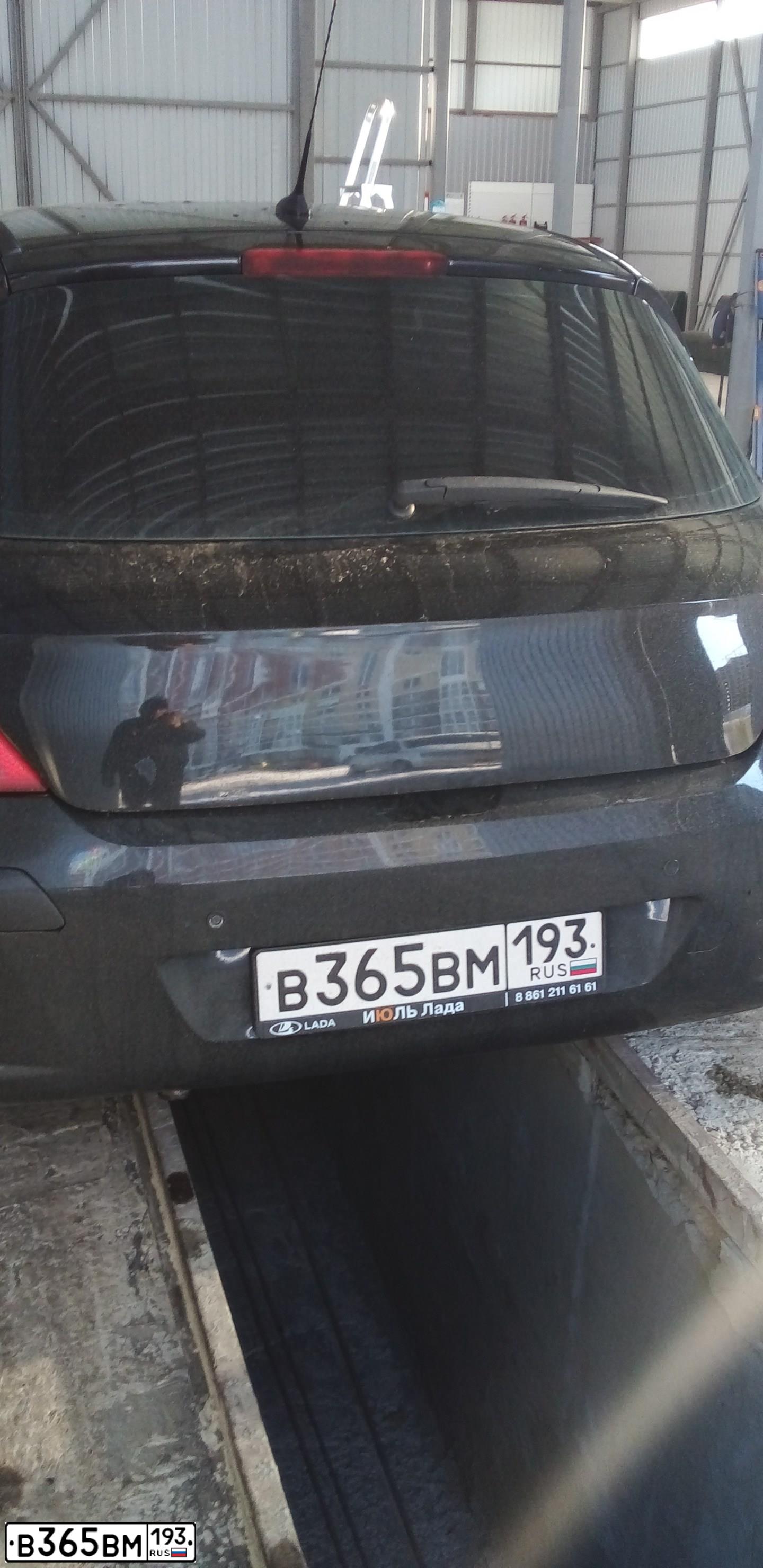 Фото автомобиля PEUGEOT 308, 2010 — госномер В019СР93. Цвет: ЧЕРНЫЙ