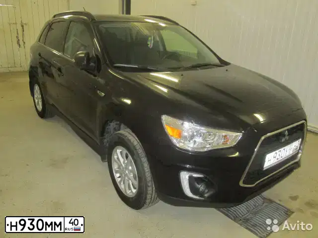 Фото автомобиля MITSUBISHI ASX, 2014 — госномер О681ВО32. Цвет: ЧЕРНЫЙ