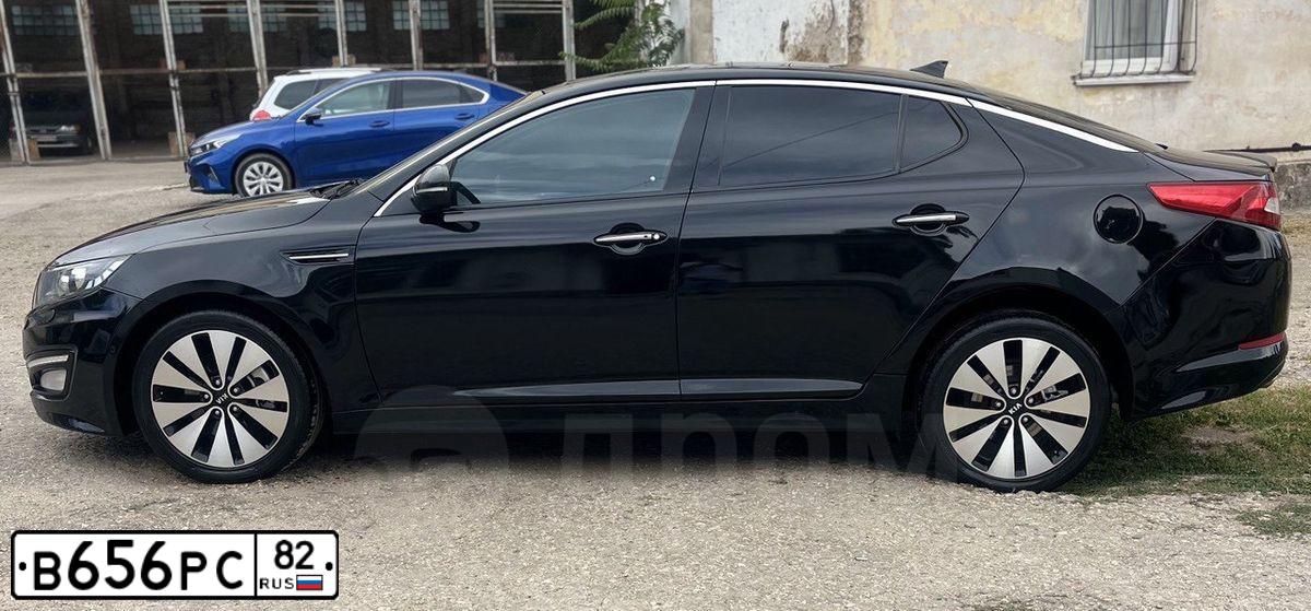 Фото автомобиля KIA MAGENTIS / OPTIMA, 2012 — госномер А507АА152. Цвет: ЧЕРНЫЙ