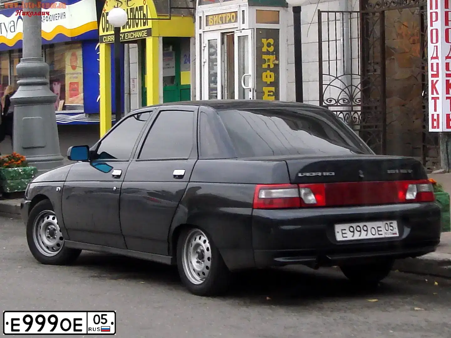 Фото автомобиля INFINITI G35, 2008 — госномер Е999ОЕ05. Цвет: ЧЕРНЫЙ