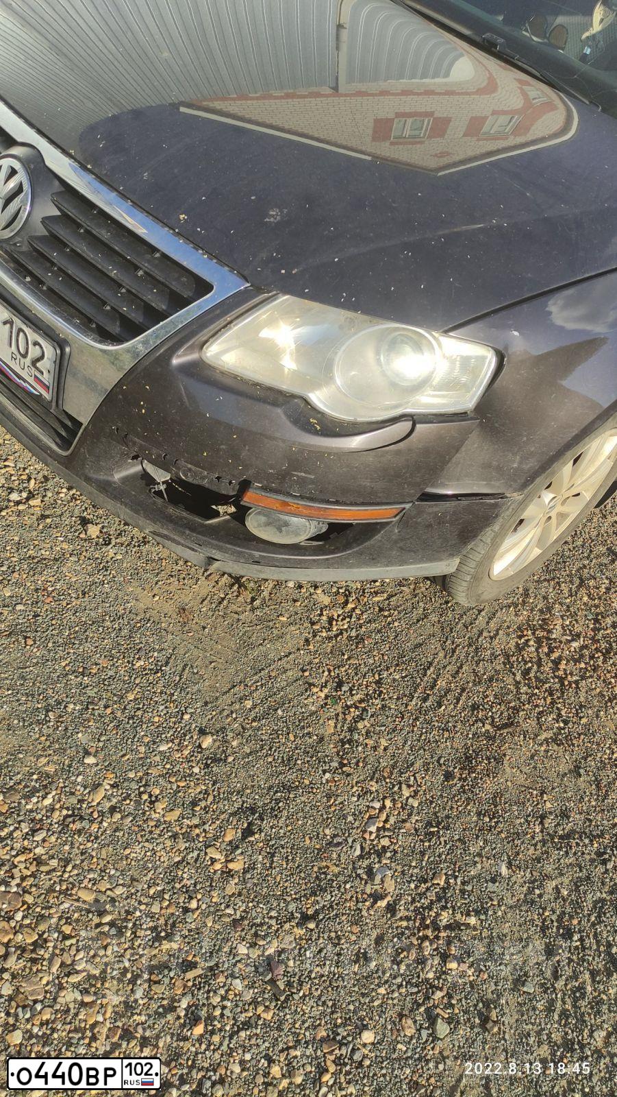 Фото автомобиля VOLKSWAGEN PASSAT, 2008 — госномер В494ОВ45. Цвет: Коричневый