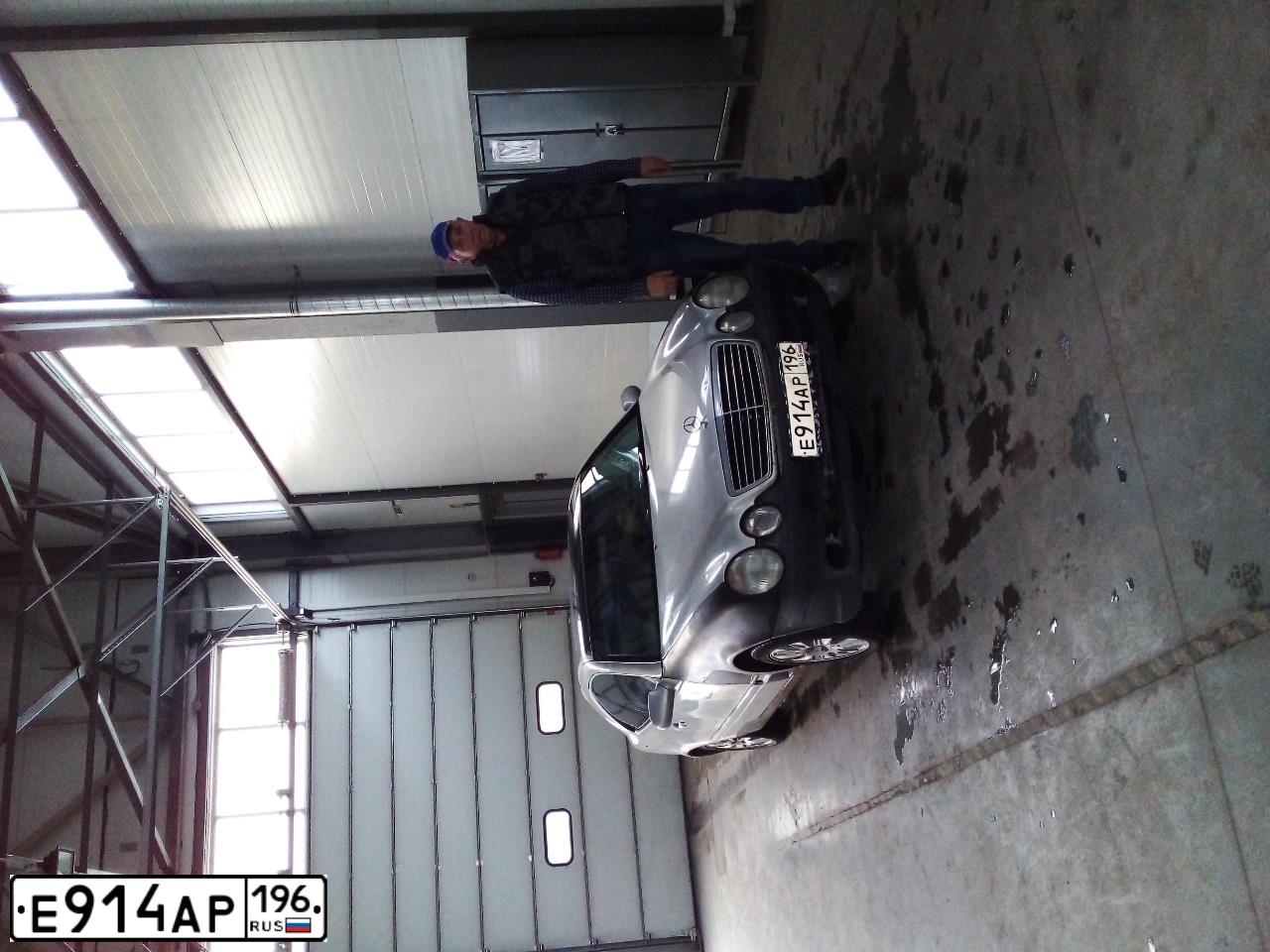 Фото автомобиля MERCEDES-BENZ CLK230, 1998 — госномер А974ХМ155. Цвет: СЕРЕБРИСТЫЙ