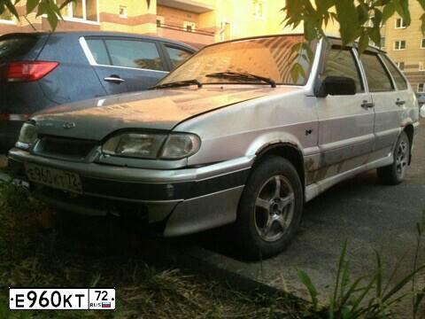Фото автомобиля LADA 2114 SAMARA, 2006 — госномер Е960КТ72. Цвет: СВЕТЛО-СЕРЕБРИСТЫЙ МЕТАЛЛ