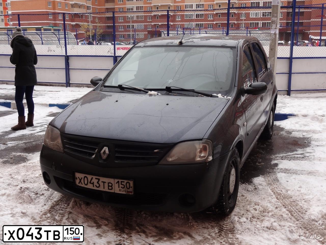 Фото автомобиля RENAULT LOGAN, 2008 — госномер С463МТ57. Цвет: ТЕМНО-СЕРЫЙ